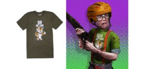 Call of Duty Gifts Zombies in Spaceland Go Get 'Em Tiger Shirt